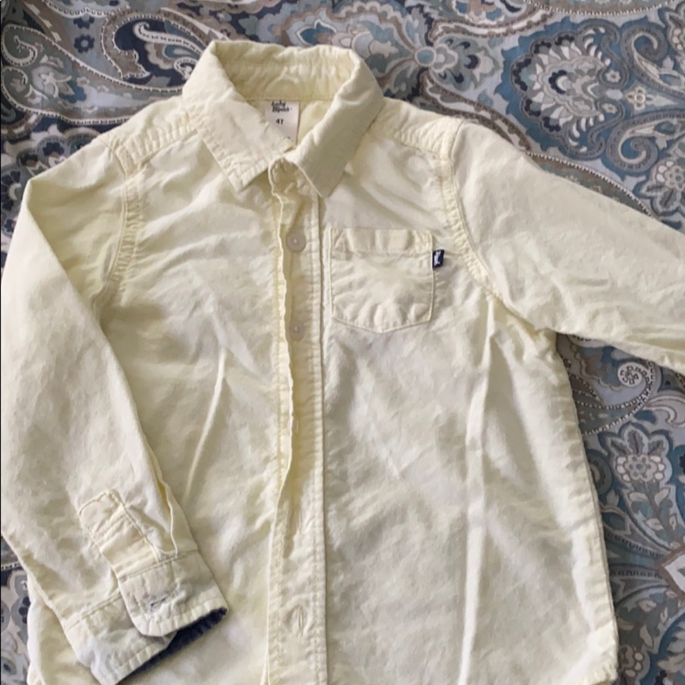 Osh Kosh yellow button down